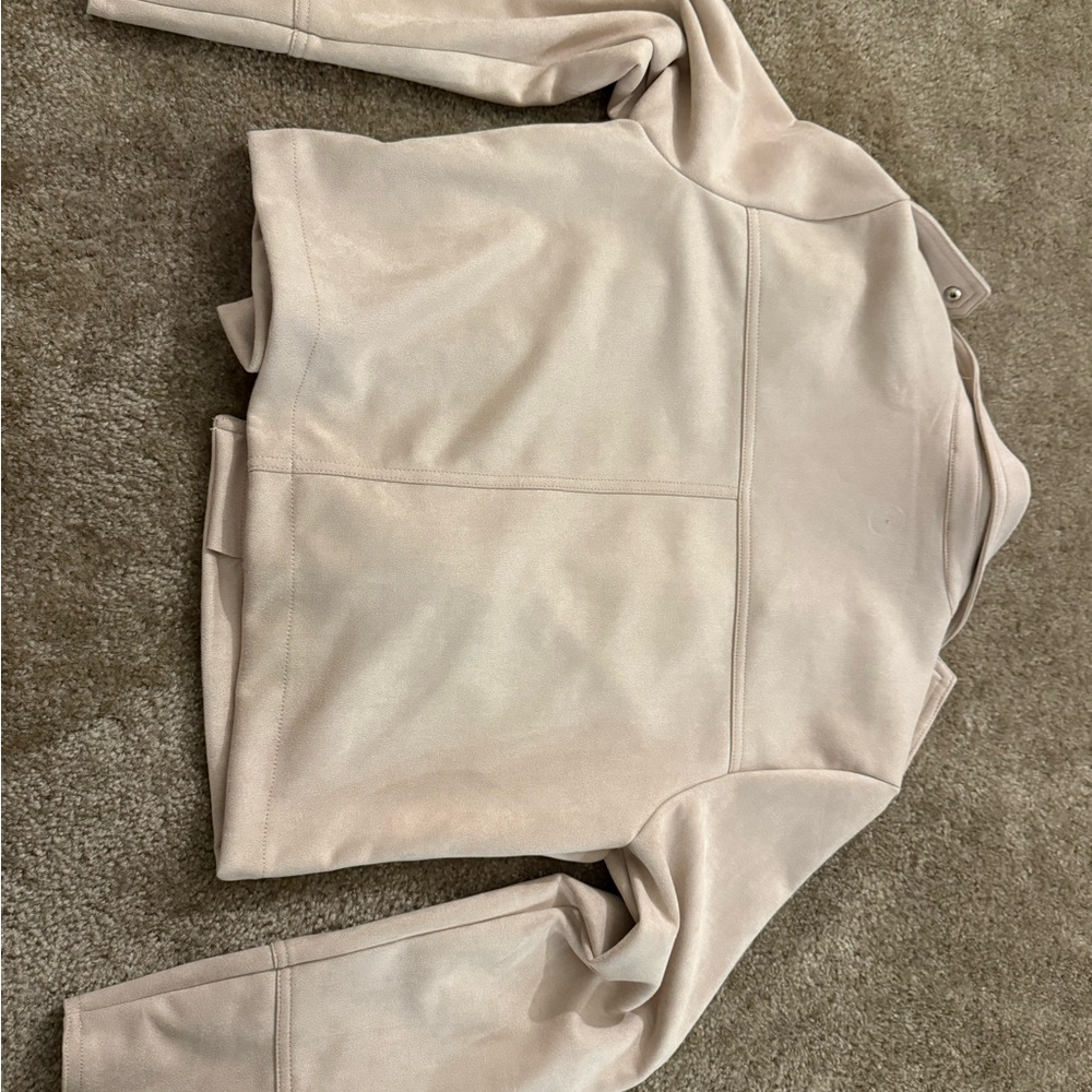 Philosophy Blush Pink Flux Suede Jacket - Picture 6 of 6